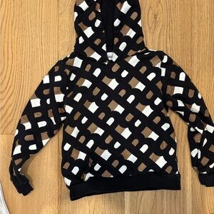 Hugo Boss Kids Hoodie in Black, White, and Brown